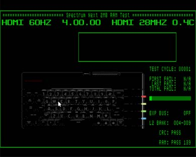 Fig. 39 – 2MBTEST running without faults so far